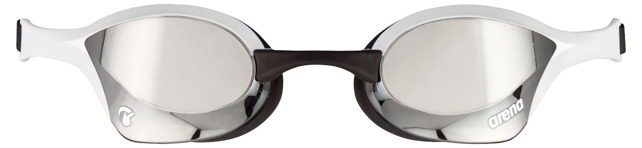 Arena Cobra Ultra Swipe Mirror Race Goggles - Silver/White