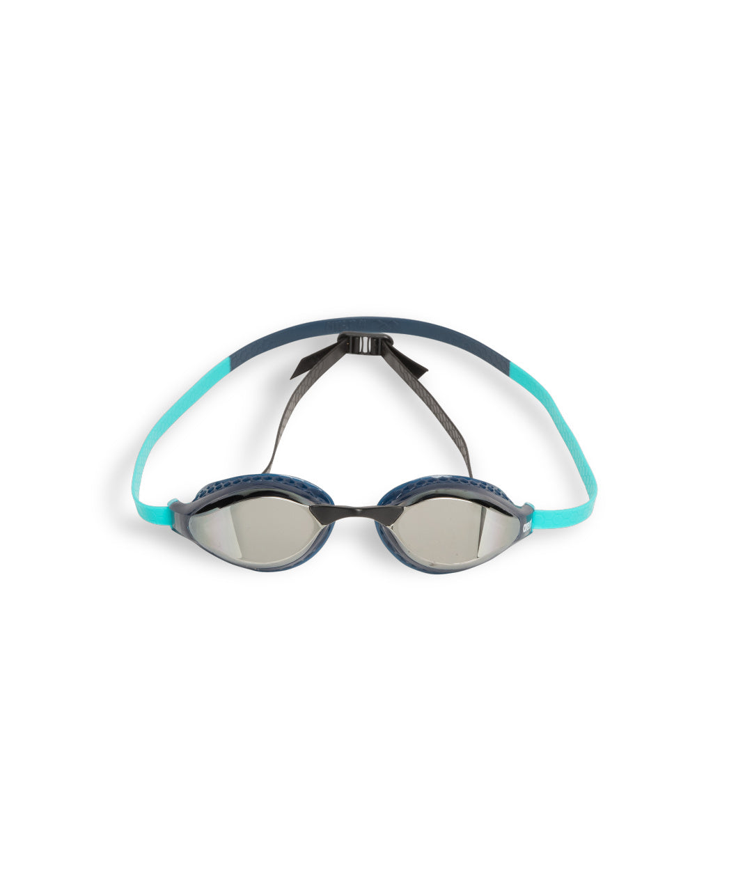 Arena Airspeed Mirror Racing Goggles - Silver/Navy/Water