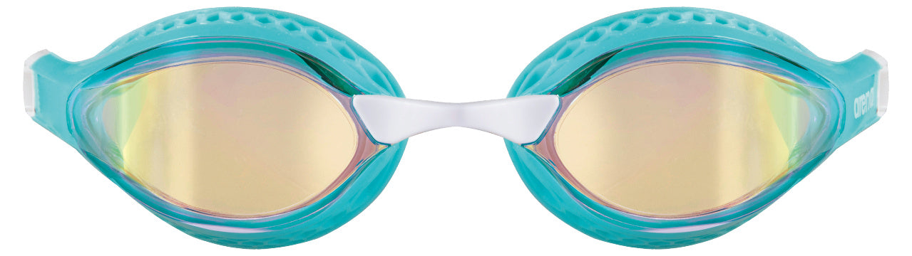 Arena Airspeed Mirror Racing Goggles - Copper/Turquoise