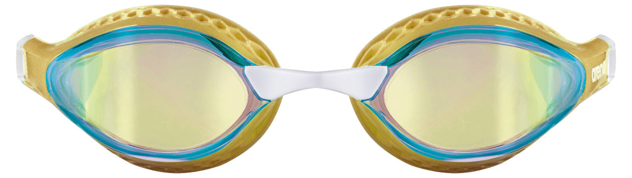Arena Airspeed Mirror Racing Goggles - Yellow/Copper/Gold