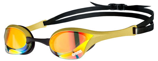 Arena Cobra Ultra Swipe Mirror Race Goggles - Copper/Gold