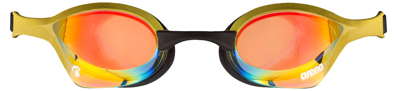 Arena Cobra Ultra Swipe Mirror Race Goggles - Copper/Gold