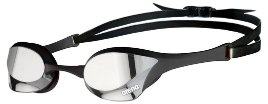 Arena Cobra Ultra Swipe Mirror Race Goggles - Silver/Black
