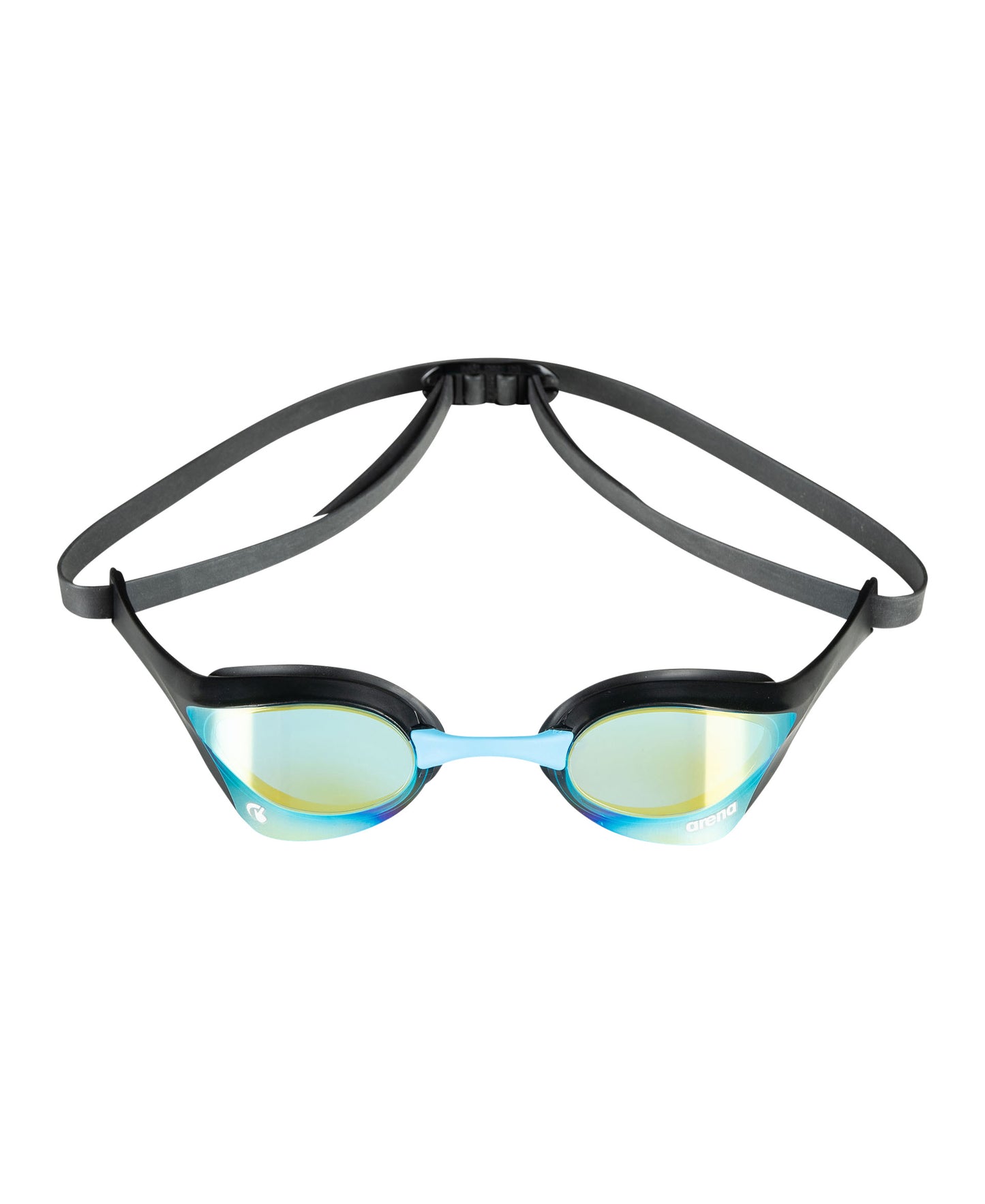 Arena Cobra Ultra Swipe Mirror Race Goggles - Black/Aqua