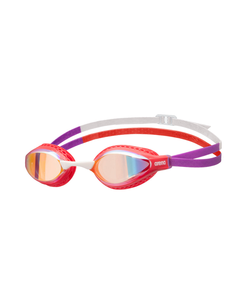 Arena Airspeed Mirror Racing Goggles - Copper/Plum/Coral