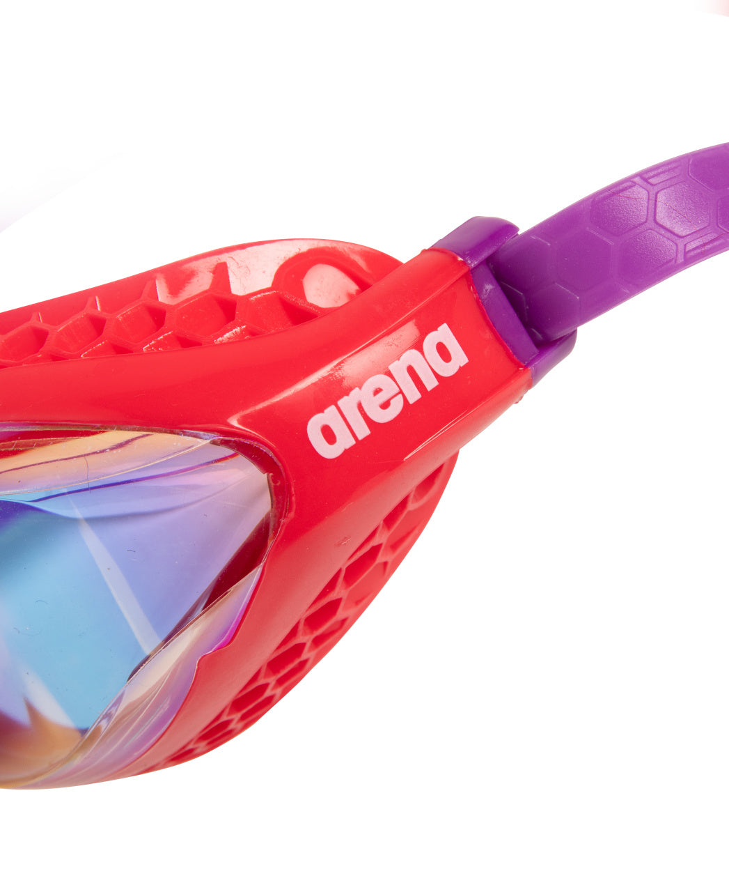 Arena Airspeed Mirror Racing Goggles - Copper/Plum/Coral