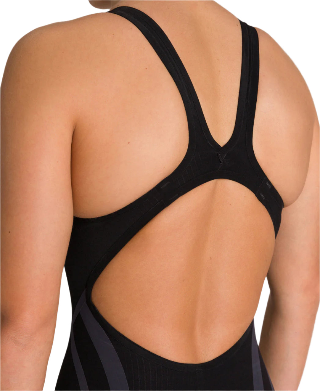 Arena Women's Open-Back Powerskin Carbon Core FX Kneeskin - Black/Gold - All4Swim