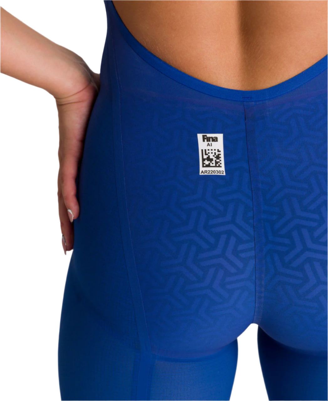 Arena Women's Open-Back Powerskin Carbon Glide Kneeskin - Blue - All4Swim