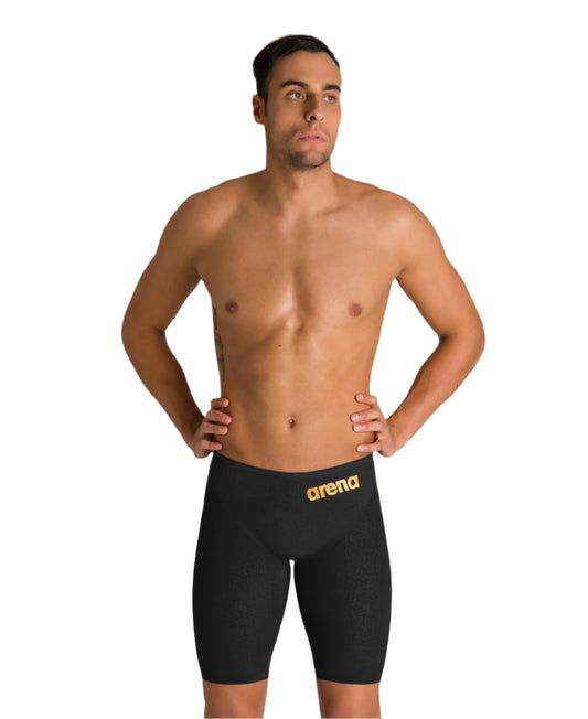 Arena Men's Powerskin Carbon Glide Jammer - Black/Gold - All4Swim