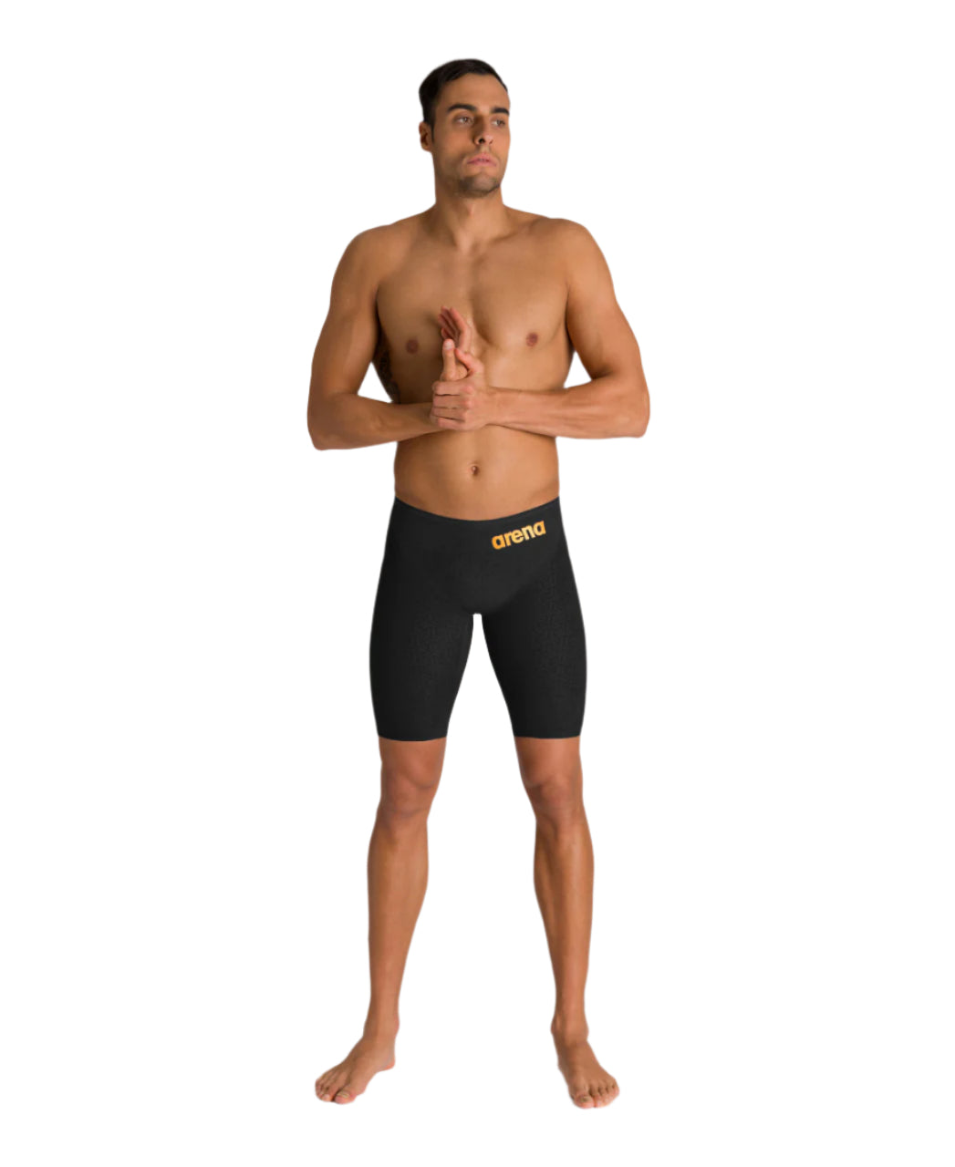 Arena Men's Powerskin Carbon Glide Jammer - Black/Gold - All4Swim