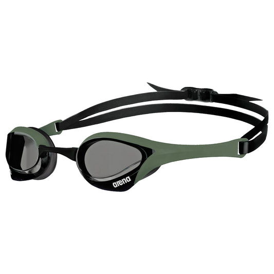 Arena Cobra Ultra Swipe Race Goggles - Smoke/Army/Black