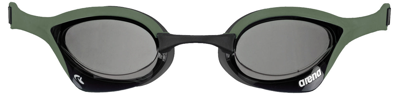 Arena Cobra Ultra Swipe Race Goggles - Smoke/Army/Black