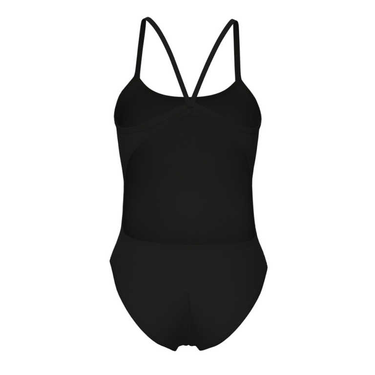 Arena Performance Women's Solid Lace Back Swimsuit - Black - All4Swim