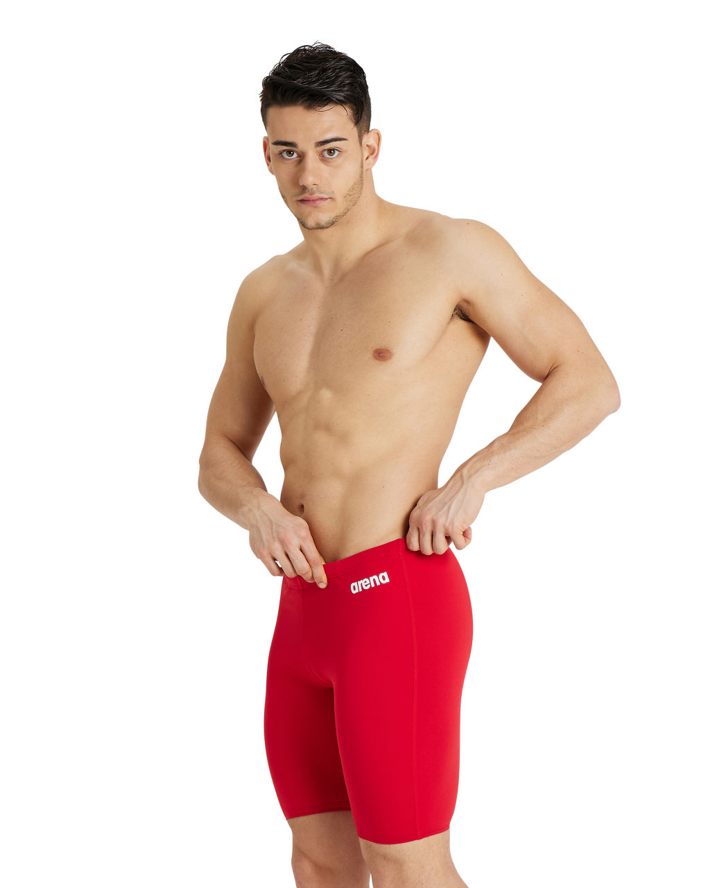 COS Arena Men's Solid Swim Jammer - Red