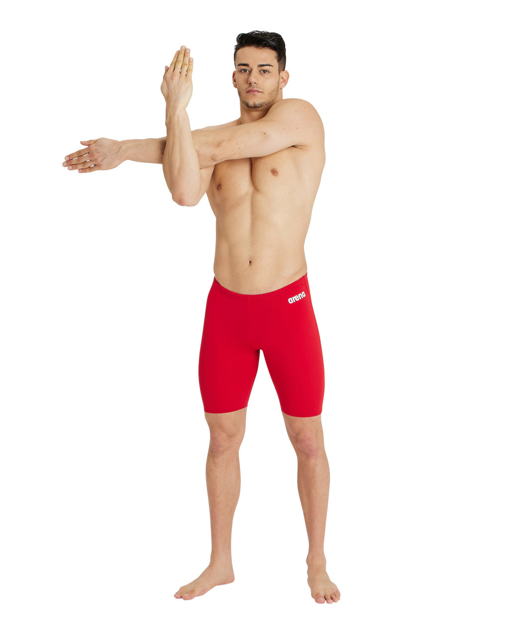 COS Arena Men's Solid Swim Jammer - Red