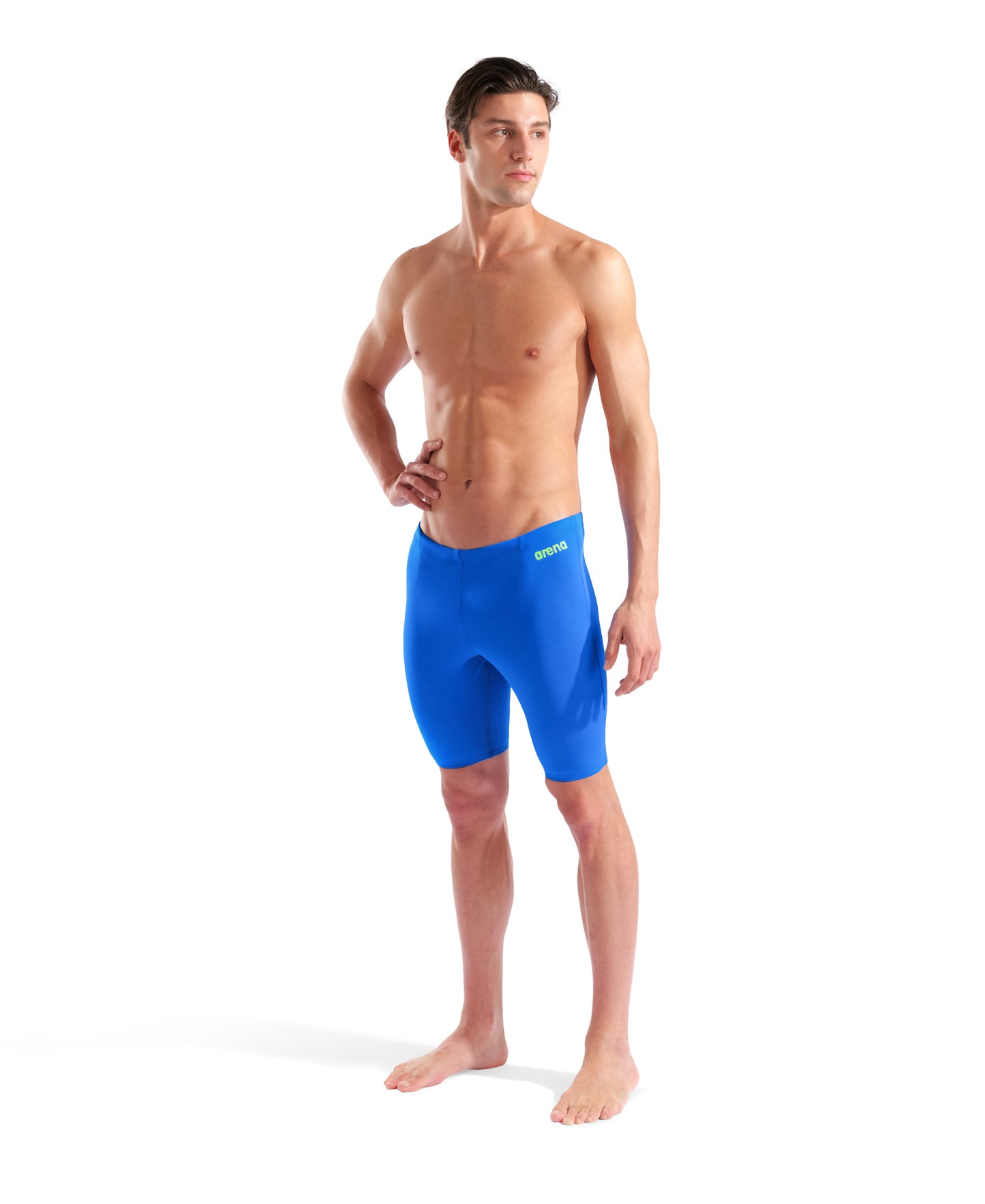 Arena Men's Solid Team Jammer - River/Lime