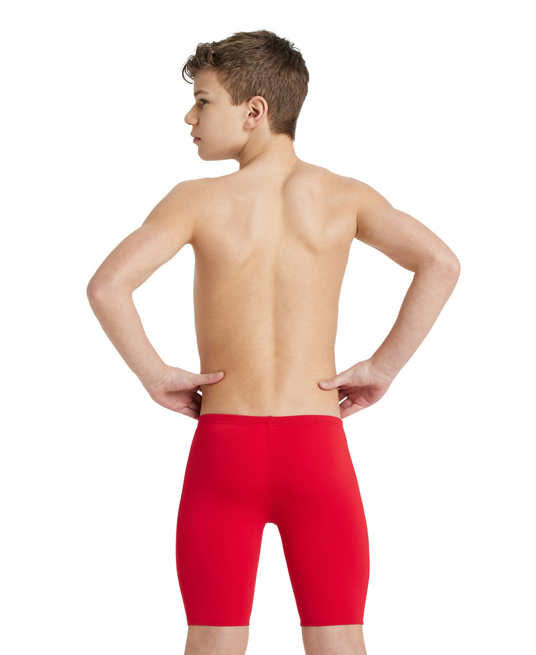 COS Arena Boys Solid Swim Jammer - Red