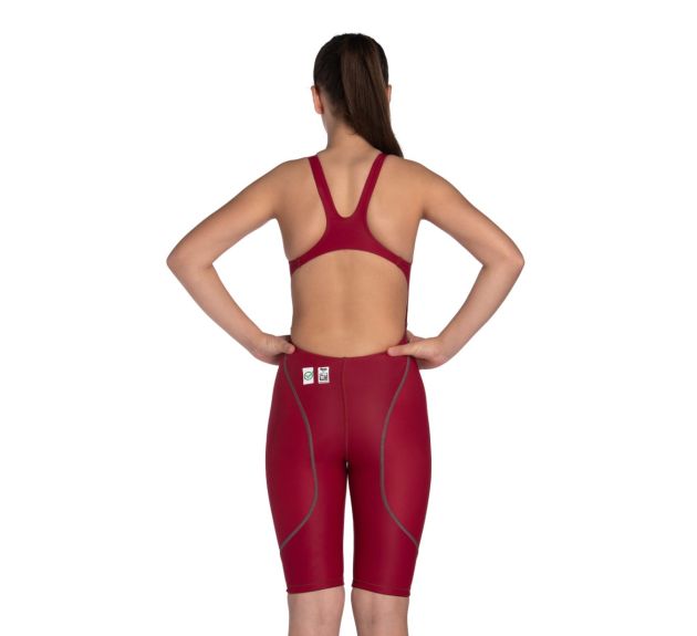 Arena Girls Powerskin ST Next Openback - Deep Red - All4Swim