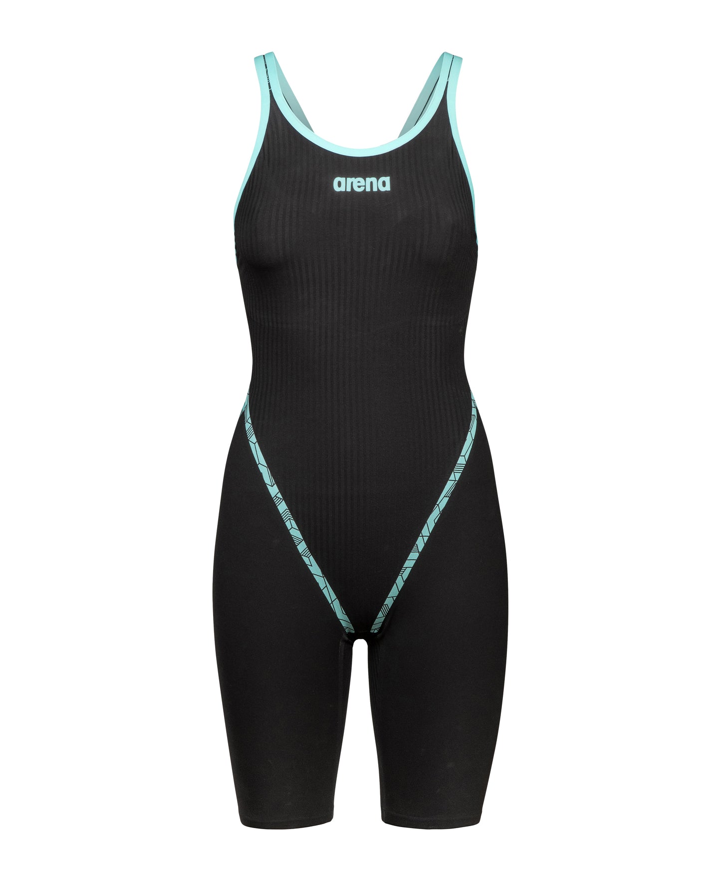 Arena Women's Closed-Back Powerskin Primo Kneeskin - Black/Teal