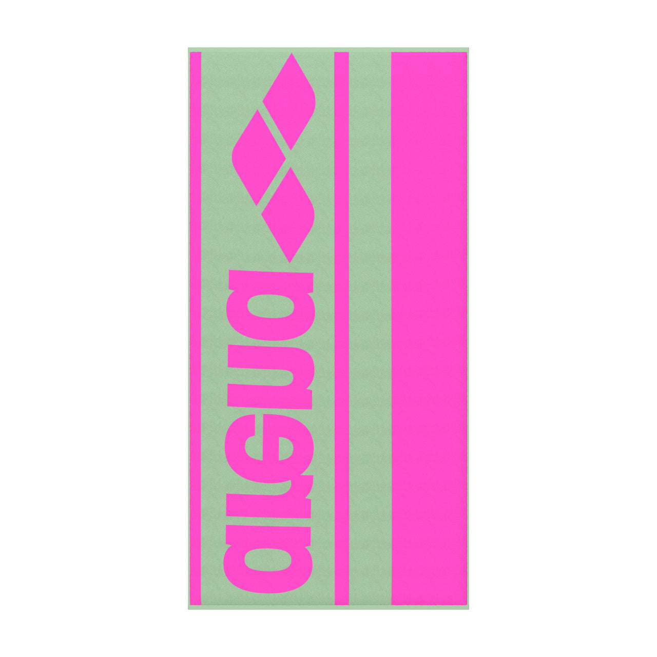 Arena Cotton Jacquard Pool Towel - Green/Pink