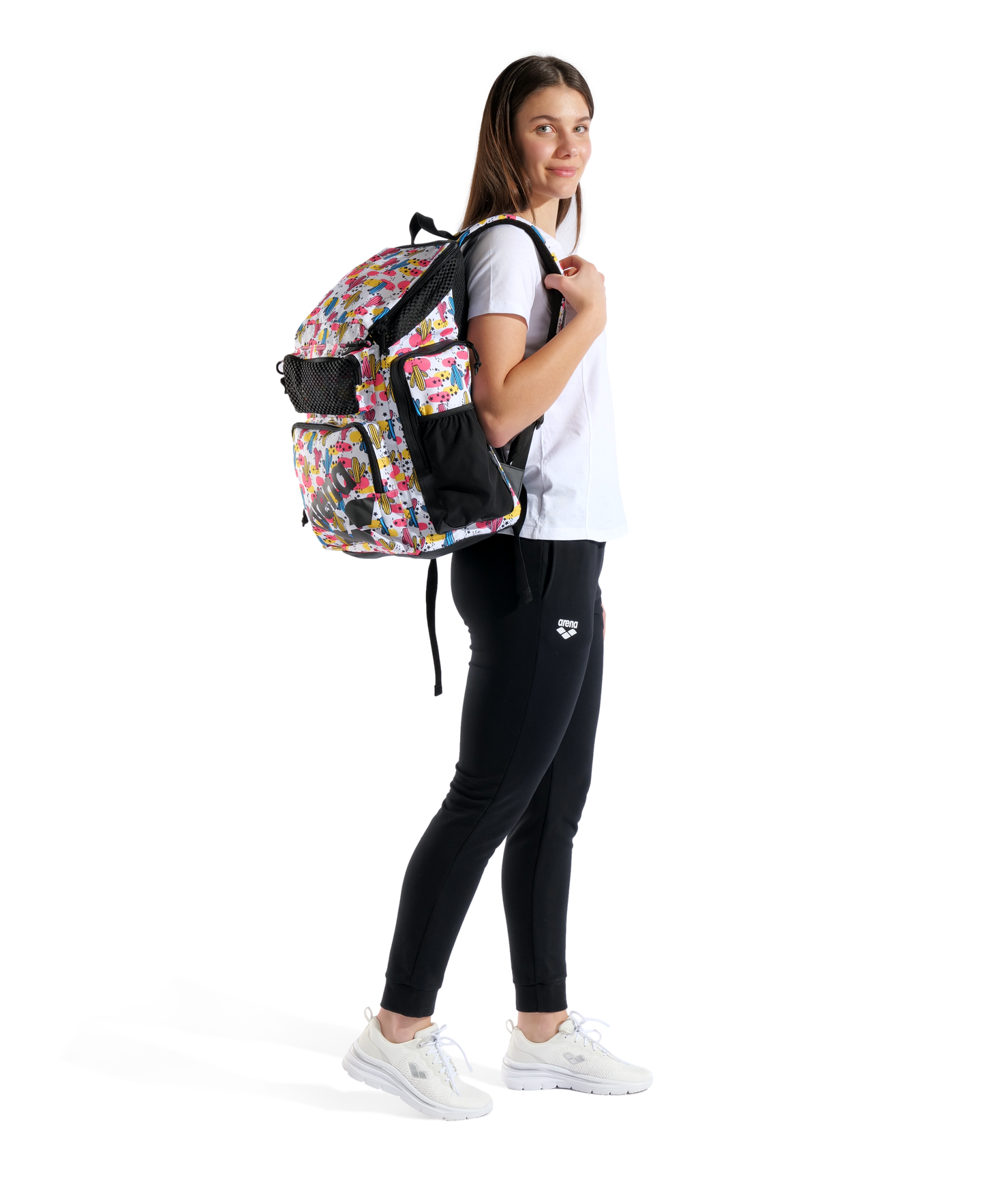 Arena One Go Swim Sports Travel Backpack Allover 45L - Desert