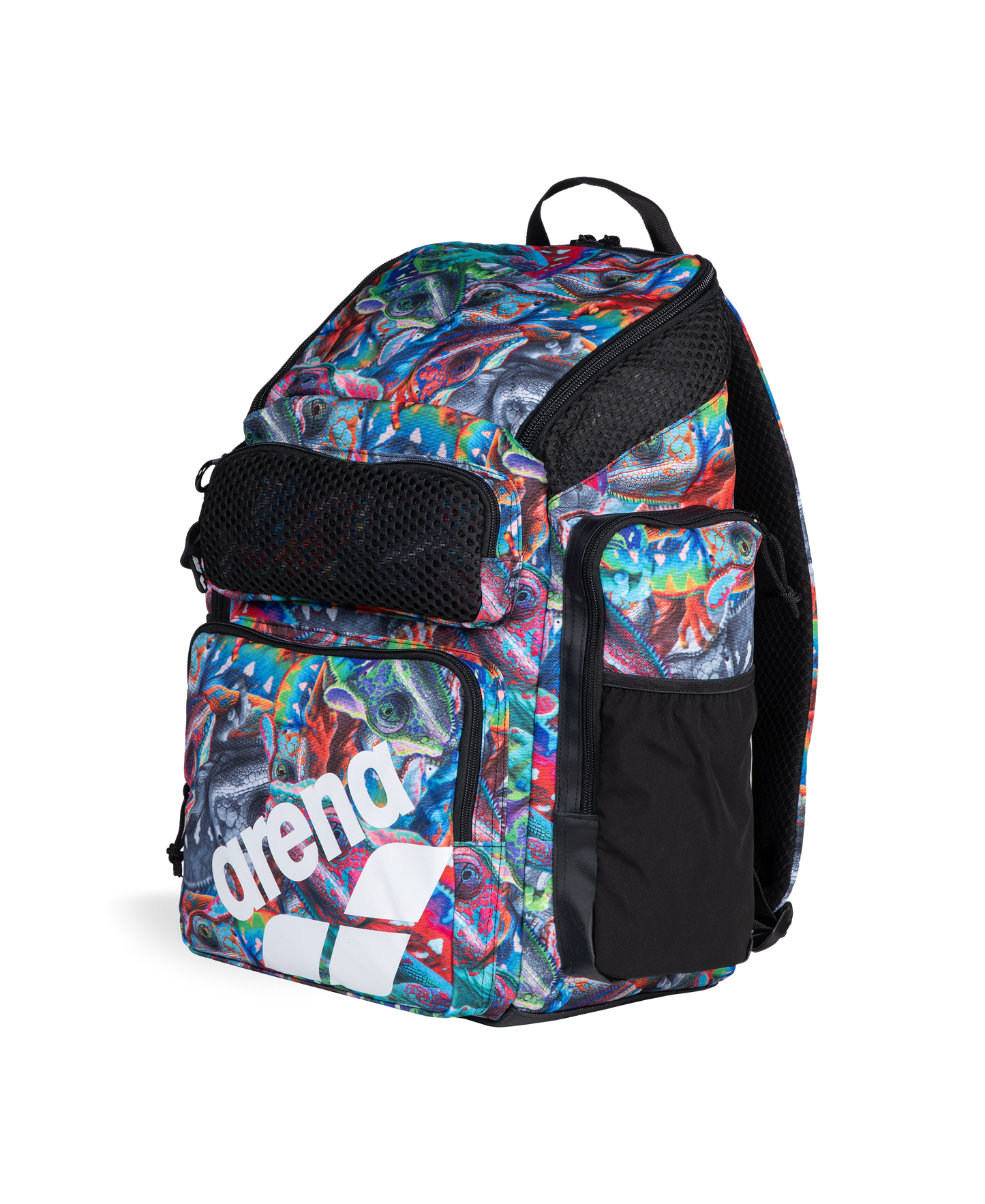 Arena One Go Swim Sports Travel Backpack Allover 45L - Iguanas
