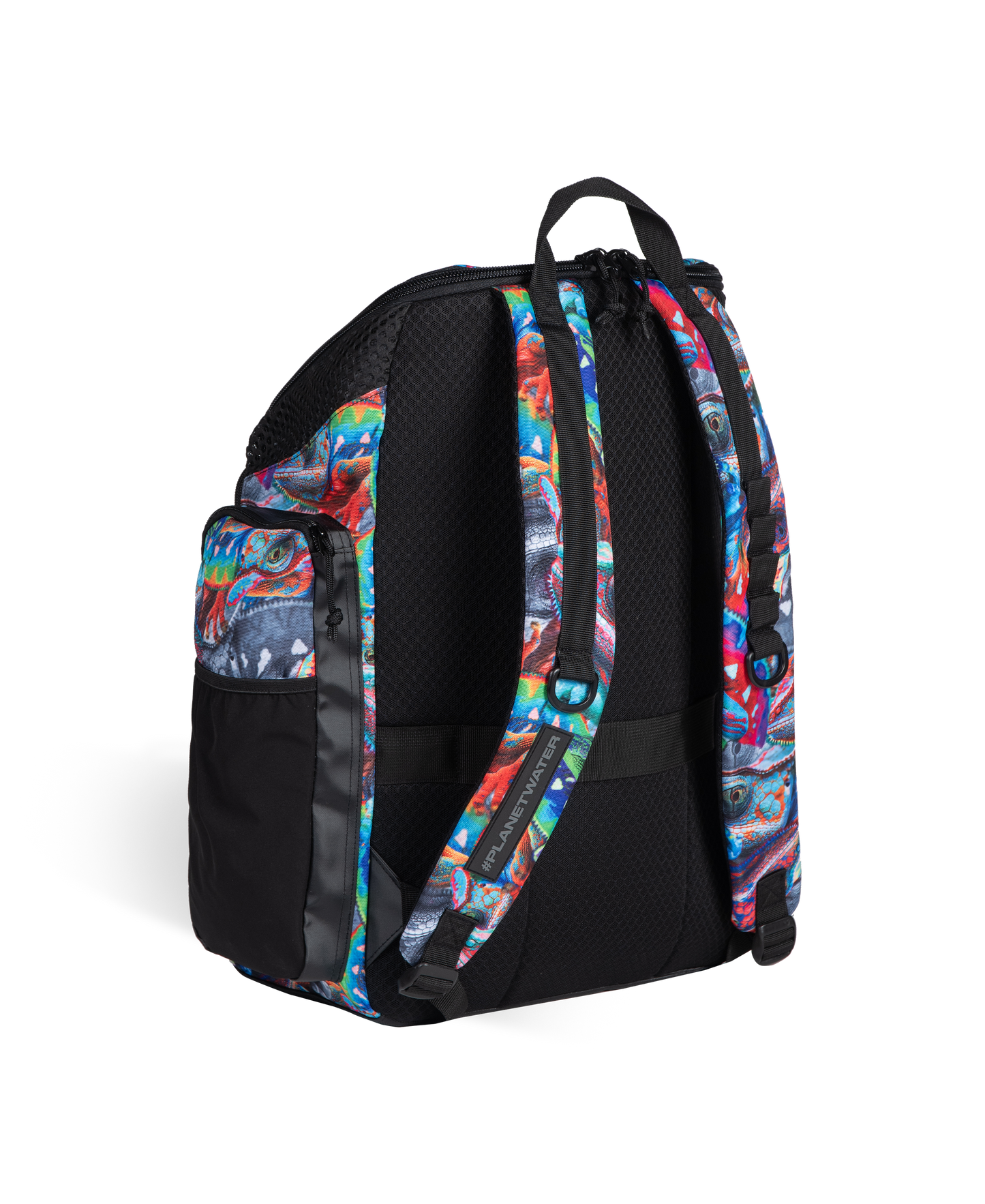 Arena One Go Swim Sports Travel Backpack Allover 45L - Iguanas