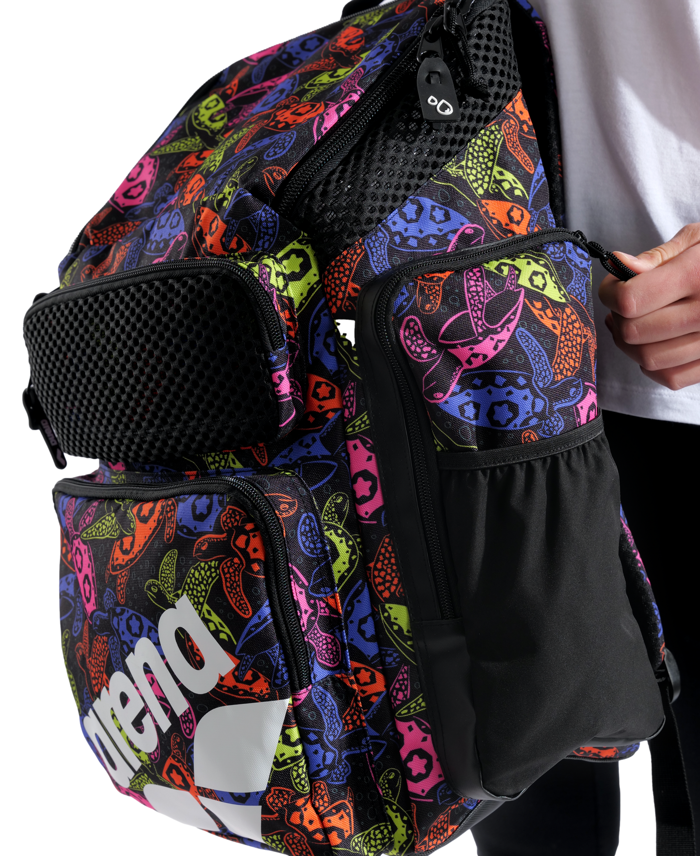 Arena One Go Swim Sports Travel Backpack Allover 45L - Sea Turtle