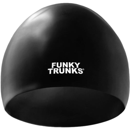 Funky Trunks Still Black Domed Racing Hat - All4Swim