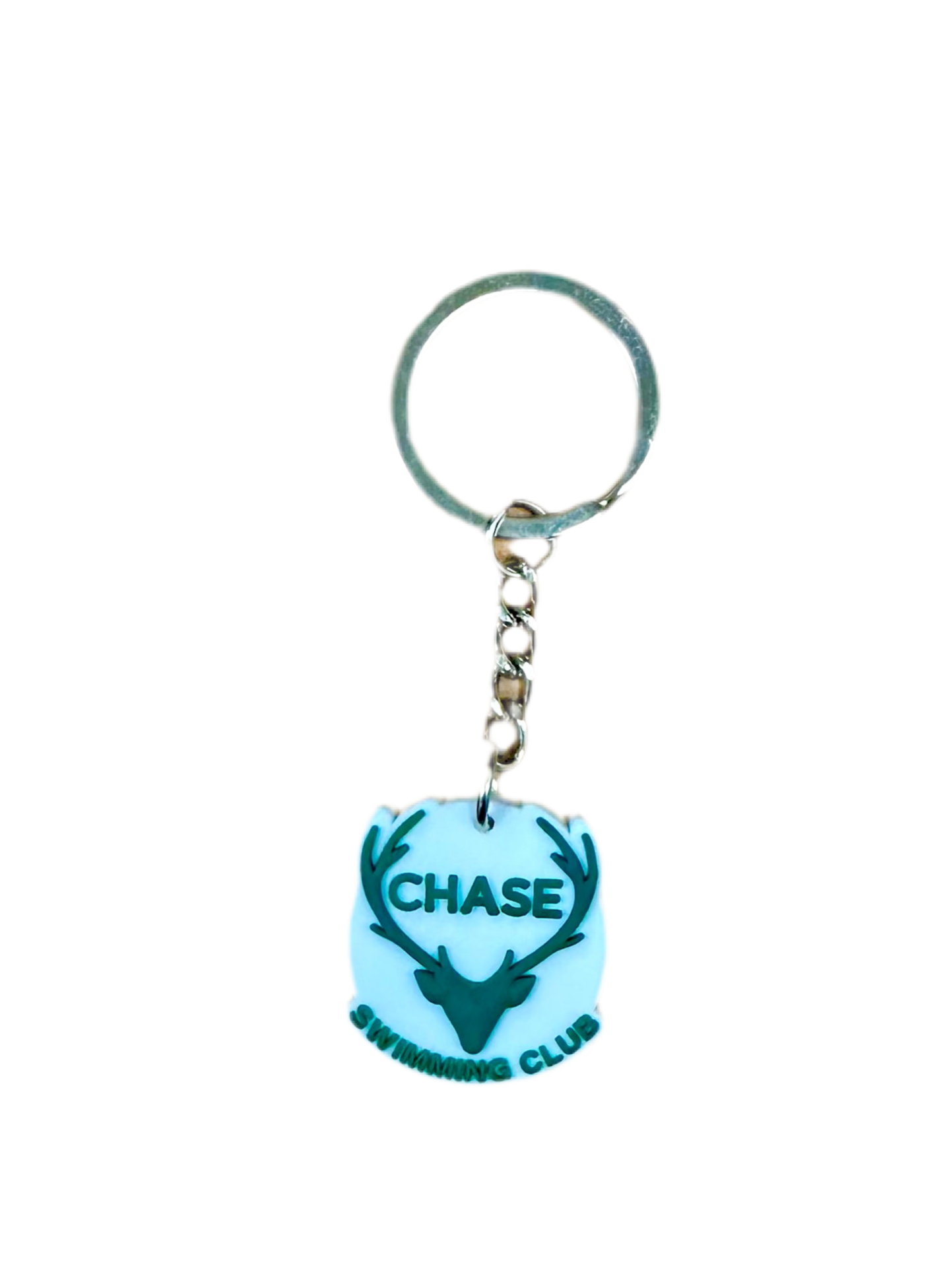 Chase Swimming Club Keyring - White