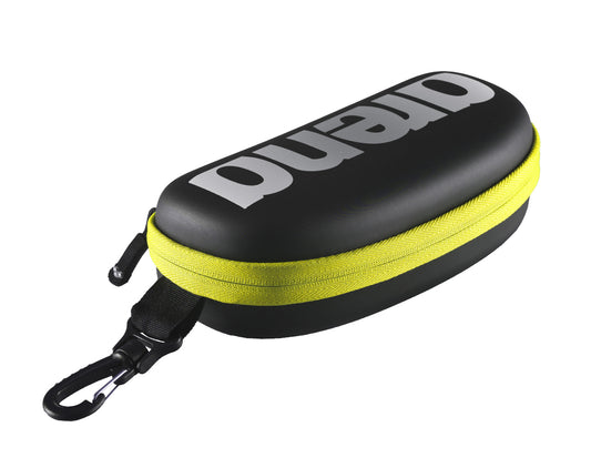 Arena Goggle Case - Black/Silver/Yellow - All4Swim
