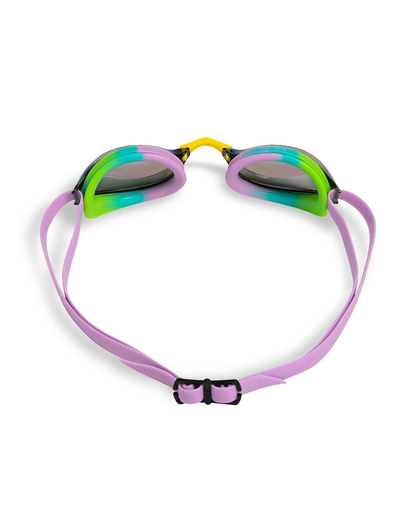 Arena Unisex Python Mirror Racing Goggles - Green/Violet