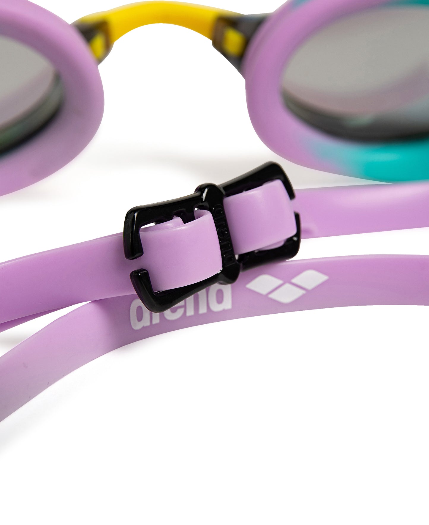 Arena Unisex Python Mirror Racing Goggles - Green/Violet