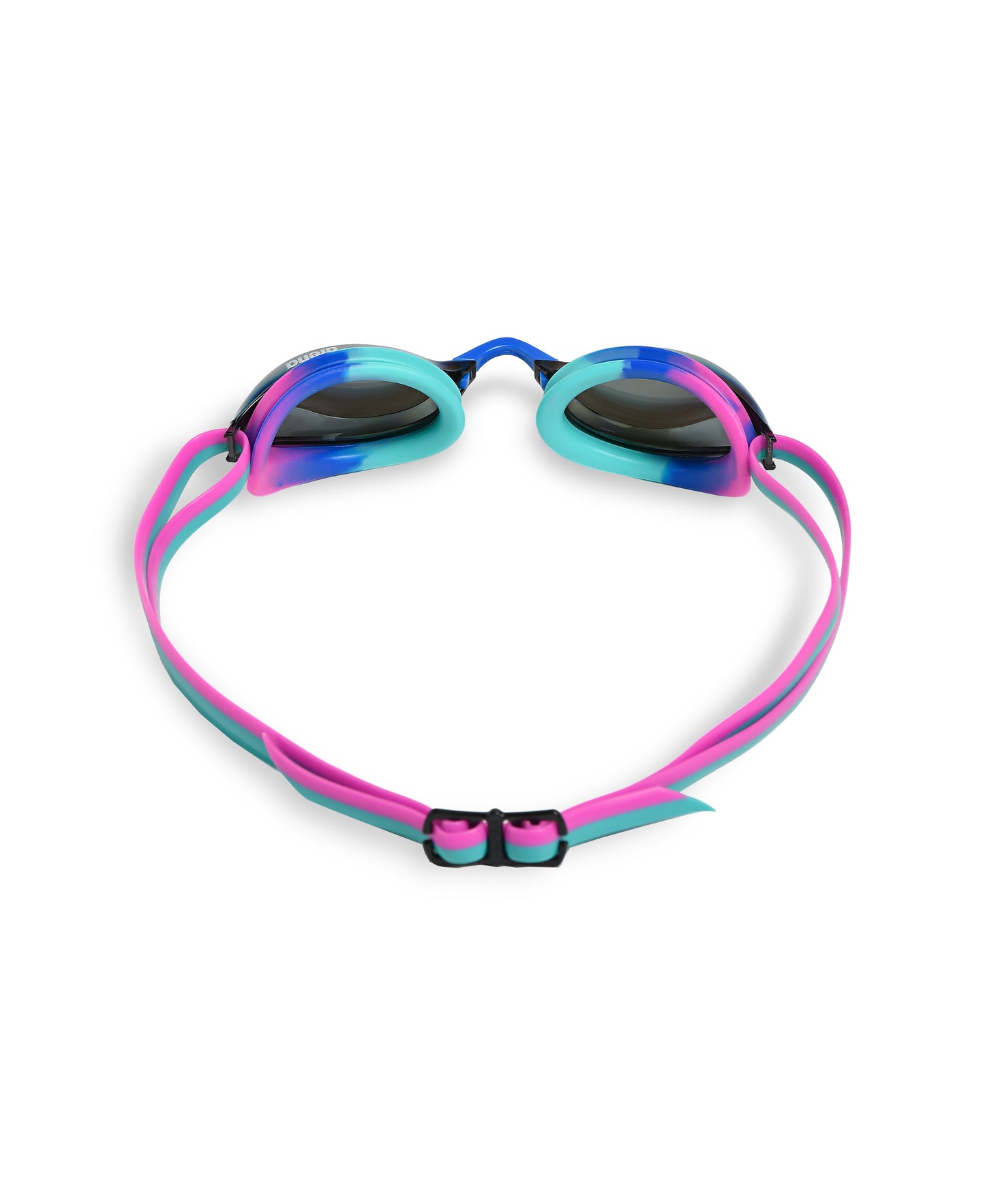 Arena Unisex Python Mirror Racing Goggles - Turquoise/Fuchsia