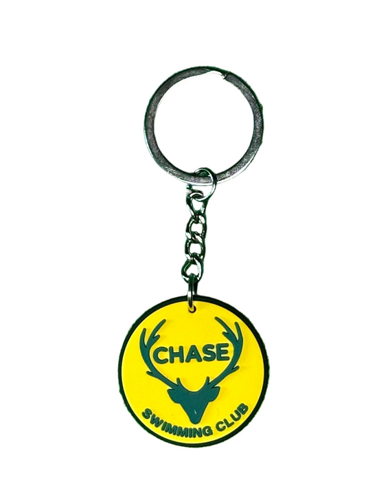 Chase Swimming Club Keyring - Yellow