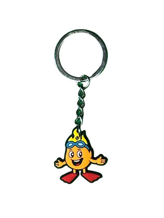 Burntwood Swimming Club Keyring - Flame