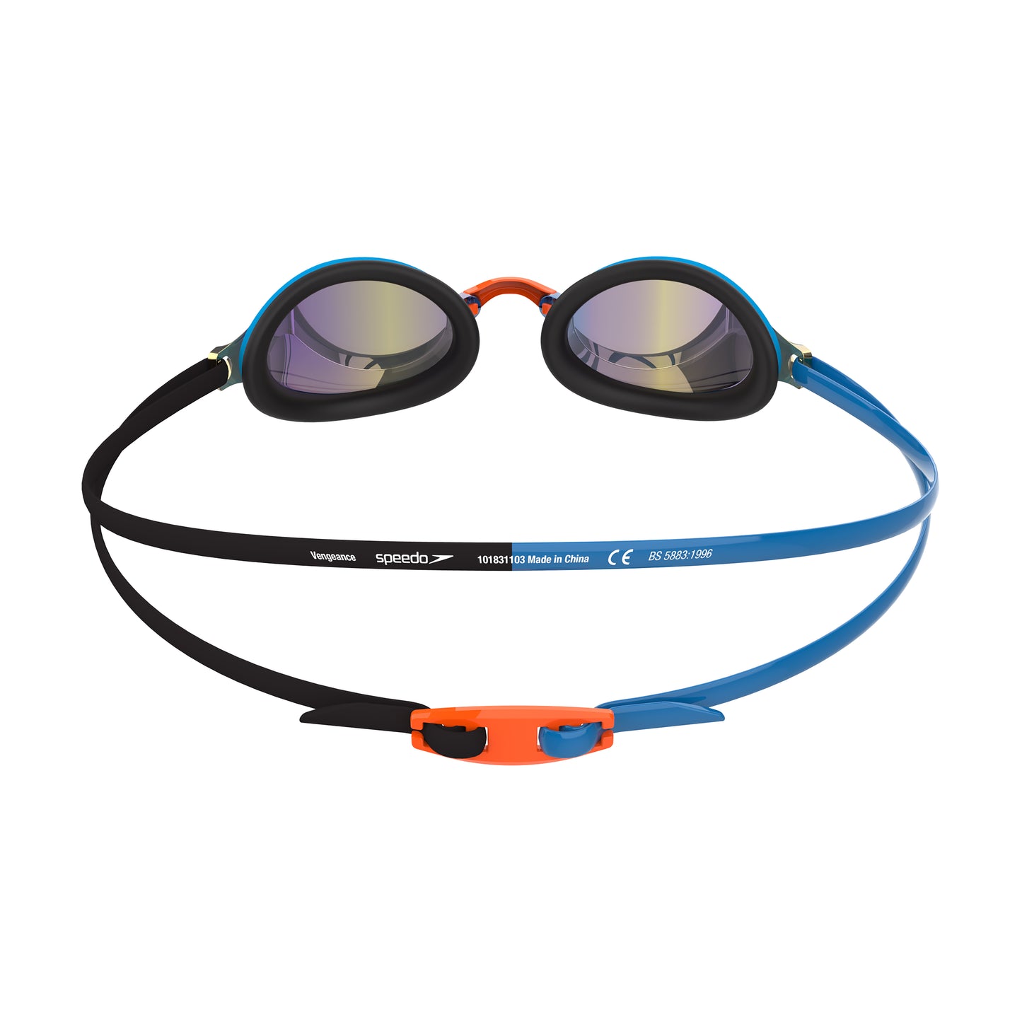 Speedo Vengeance Mirror Goggles - Black/Blue - All4Swim