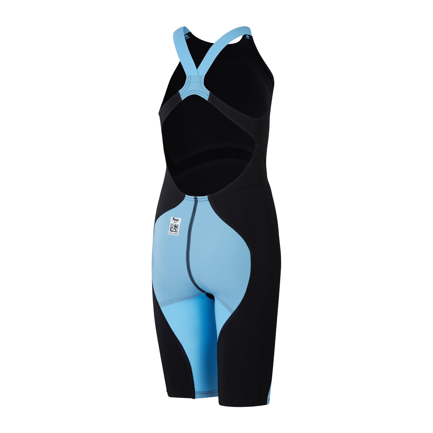 Speedo Girls Fastskin LZR Ignite Kneeskin - Black/Blue - All4Swim