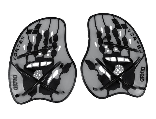 Arena Vortex Hand Paddle - Silver/Black