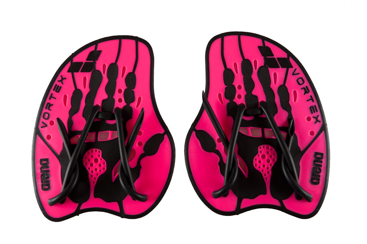 Arena Vortex Hand Paddle - Pink/Black