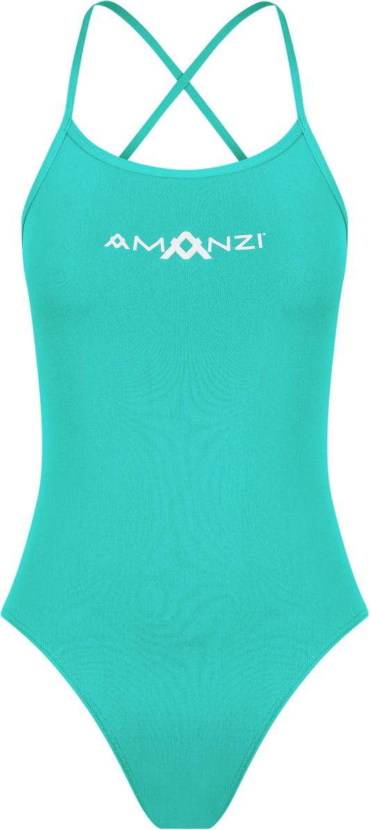 Amanzi Women's Tie Back One Piece - Spearmint