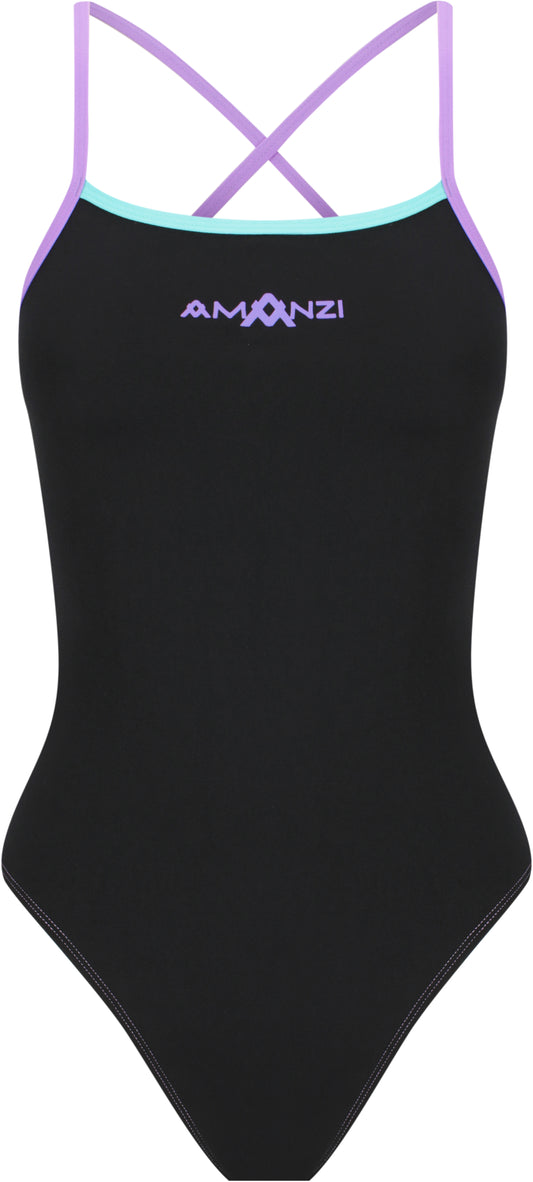 Amanzi Girls Tie Back One Piece - Mystic Mint - All4Swim