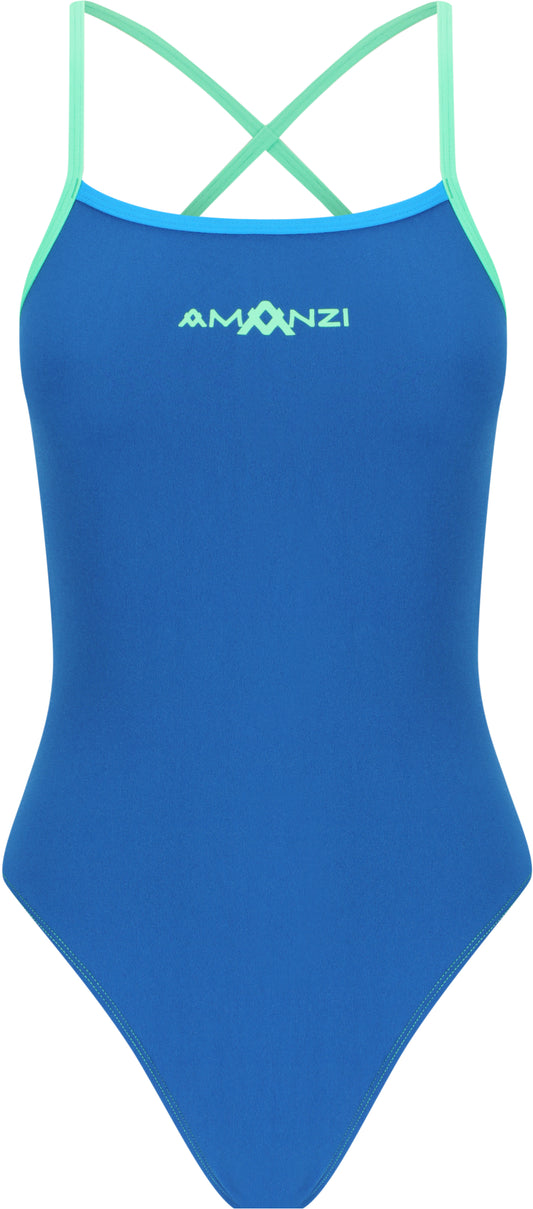 Amanzi Girls Tie Back One Piece - Seaglass - All4Swim