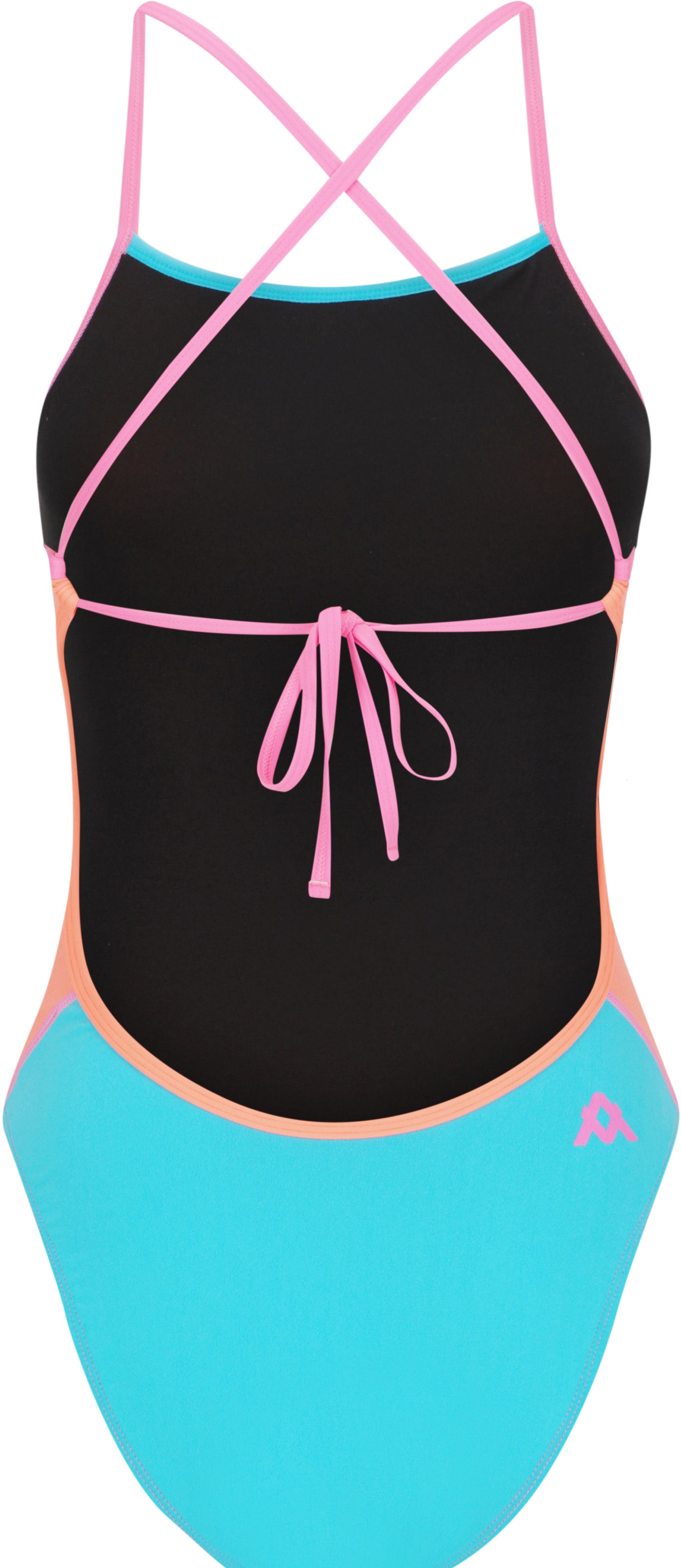 Amanzi Girls Tie Back One Piece - Pastella