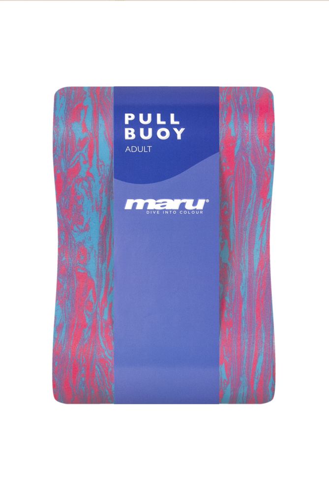 Maru Pull Buoy (Blue/Pink) - All4Swim