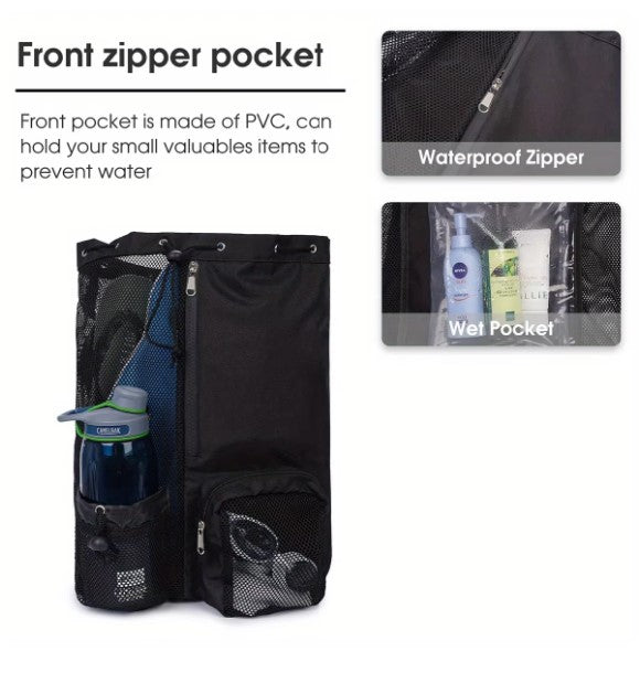 Mesh Kit Bag - Blue - All4Swim