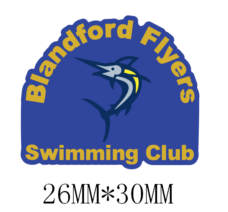Blandford Flyers Swimming Club Shoe Charm
