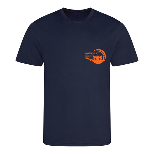 Dorset County Development Competition 2025 Adult T-Shirt - Navy/Orange