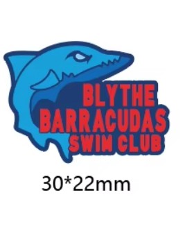 Blythe Swimming Club Shoe Charm