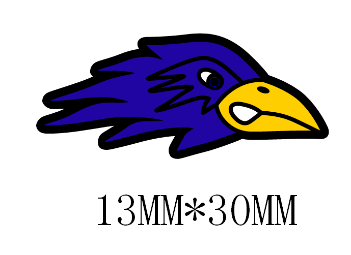 Corby Swimming Club Shoe Charm - Bird